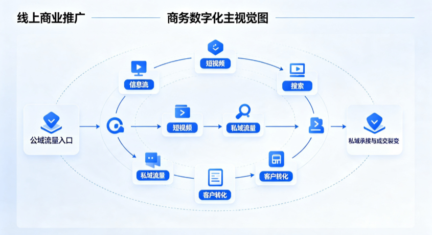 铁锋区线上商业推广怎么做？全域流量闭环搭建与低成本转化实战指南